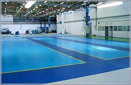 Vopsea de beton pentru spatiu productie