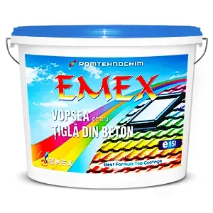 Vopsea pentru acoperisuri tigla din beton