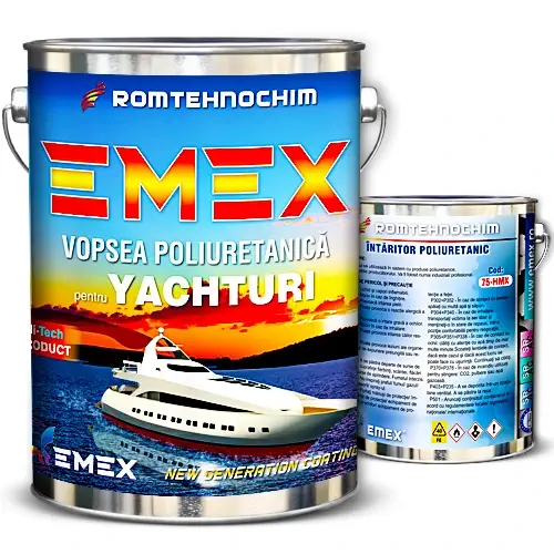 Vopsea poliuretanica bicomponenta de yacht