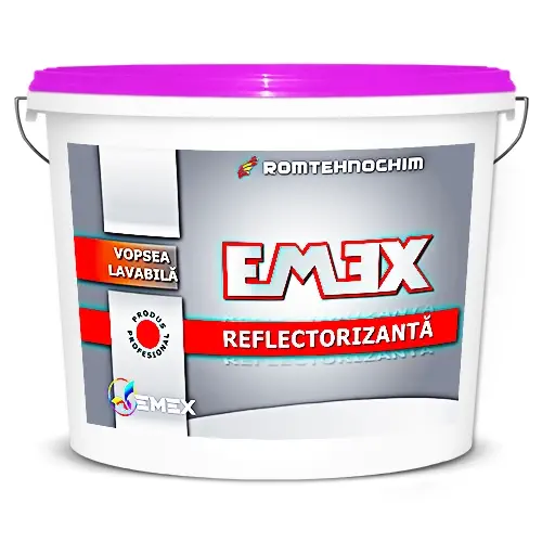 Vopsea lavabila reflectorizanta cu microperle