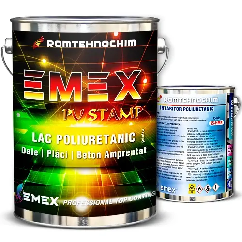 Lac poliuretanic pentru protectie beton amprentat